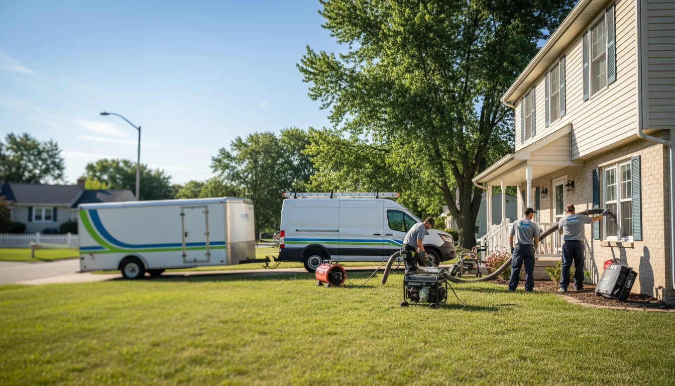 Flooded Basement Restoration And Cleanup With Repair in Whitehouse, OH near me
